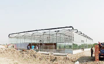 天津玻璃生态温室